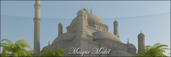 free c4d mosque model