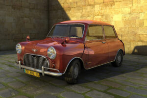 Free Mini Cooper Cinema 4D Model