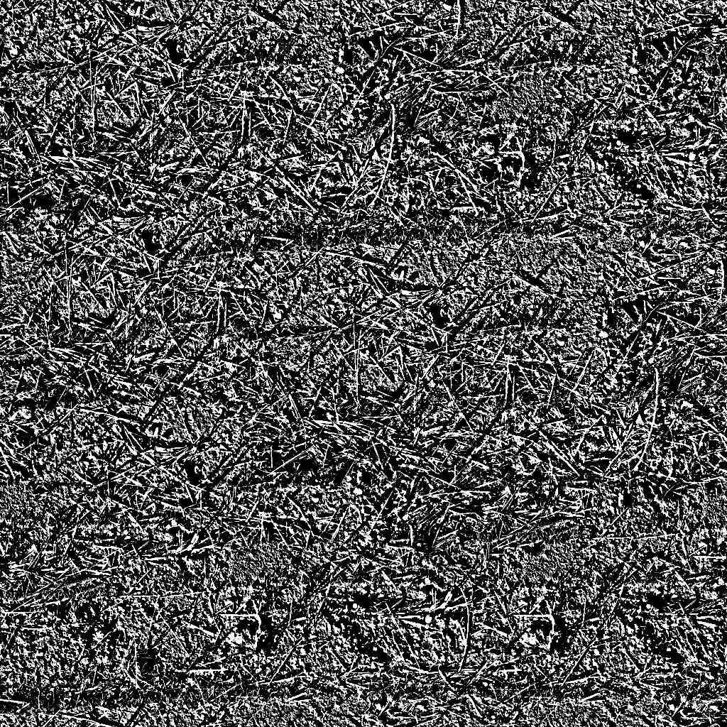 Soil with grass specular texture