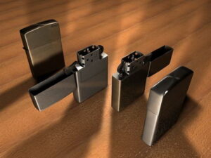 Zippo Lighter 3D Model