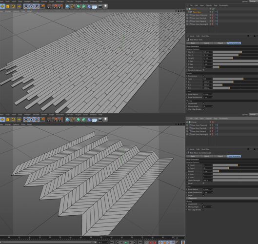 C4d Floor Generator