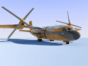 Cinema 4D Free Aircraft 3D Model