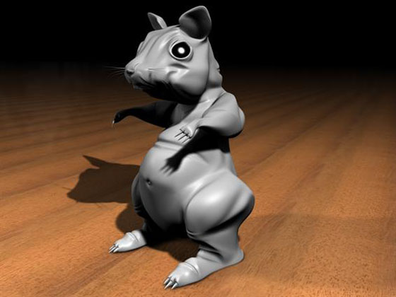 C4D Hamster 3D Model