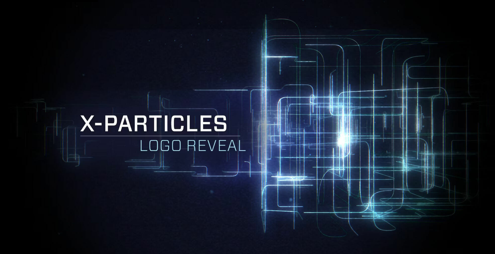 Logo Reveal with X-Particles