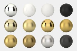 3D Gold and Silver Materials
