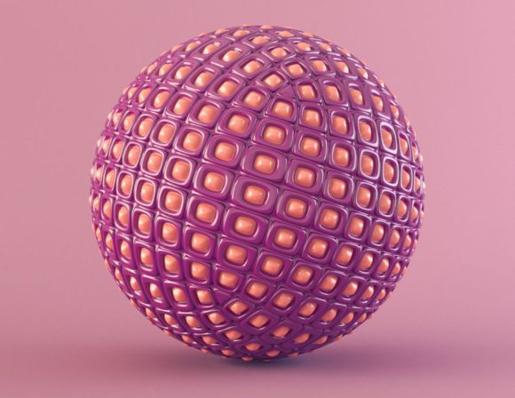 Abstract Ball 3D Model