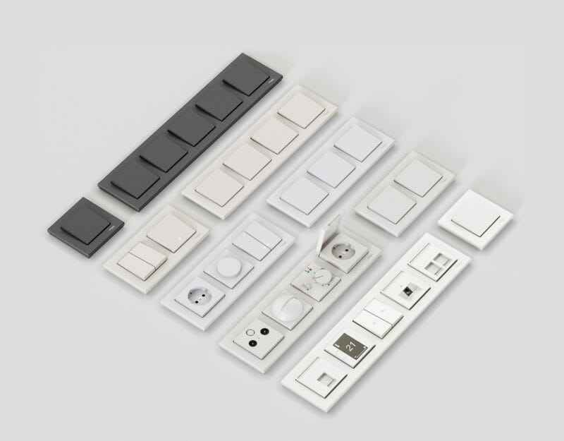 Austere Design Switch Collection 3D Model Building Tools