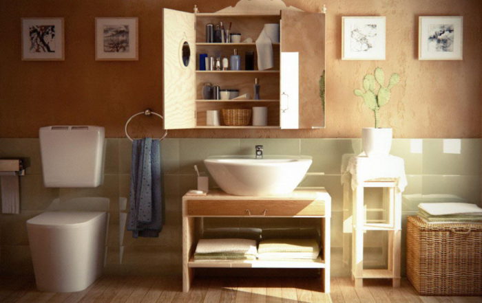 Bathroom Design 3D Model Interior Scenes