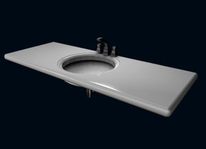 Bathroom Sink Free 3D Model