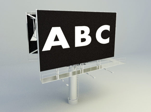 Billboard Free 3D Model
