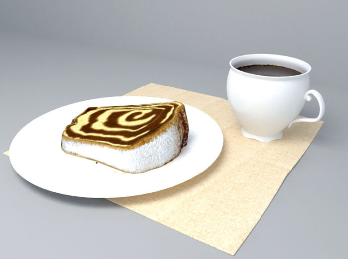  Breakfast Free 3D Model