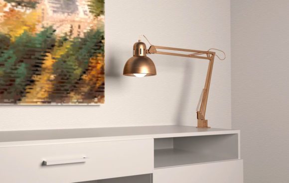 Bronze Table Lamp 3D Model