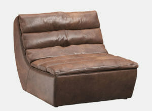Brown Leather Luxury Armchair 3D Model