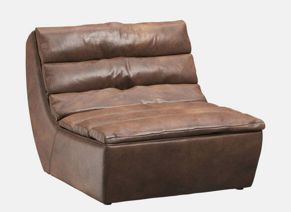 Brownn Leather Luxury Armchair 3D Model