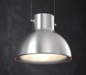 Brushed Alu Ceiling Light 3D Model