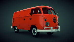 Bus Toy Volkswagen 3D Model