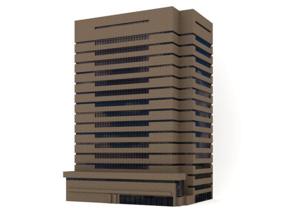Business Building Free 3D Model
