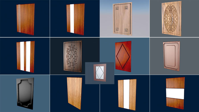  Cabinet Door 3D Collection