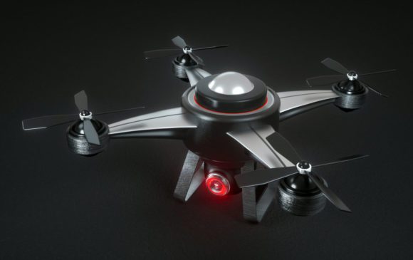 Camera Drone 3D Model