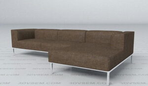 Cassina Corner Sofa 3D Model