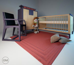 Children Room Furniture 3D Model