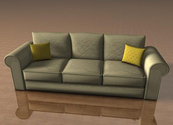  Classic Sofa Free 3D Model