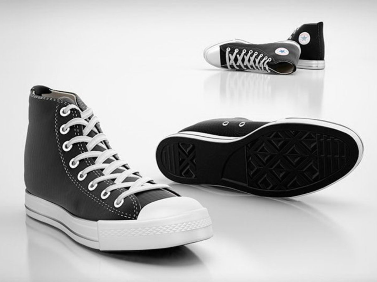 Descuidado Increíble Determinar con precisión Converse Sneakers 3D Model
