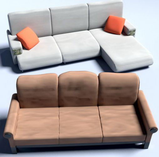2 Couches 3D Model