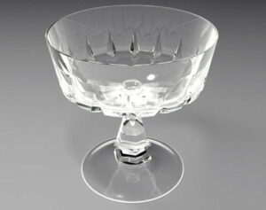 Crystal Glass Bowl 3D Model