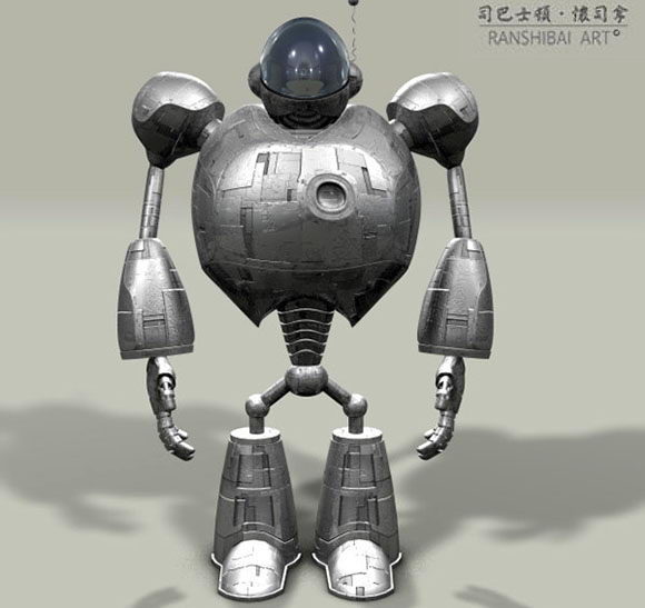 Custom Robot 3D Model