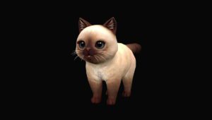 Cute Cat Free 3D Model