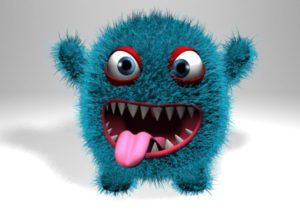 Cutty Plush Monster 3D Model