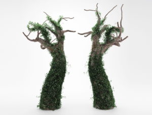 Dead Tree with Ivy 3D Model