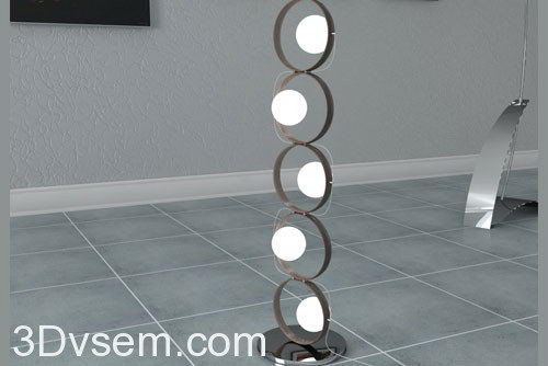 Decorative 3D Floor Lamp