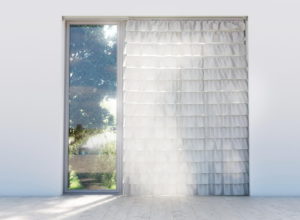 Decorative Big Window Curtain 3D Model