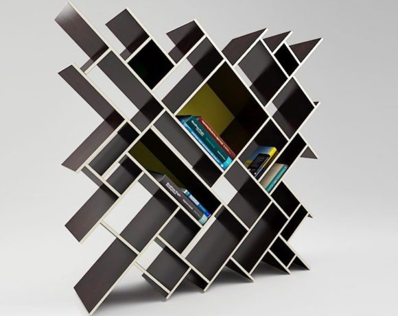 Decorative Modern Shelf 3D Model