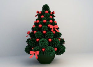 Different Christmas Tree 3D Model