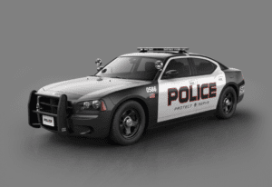 Dodge Police Car 3D Model