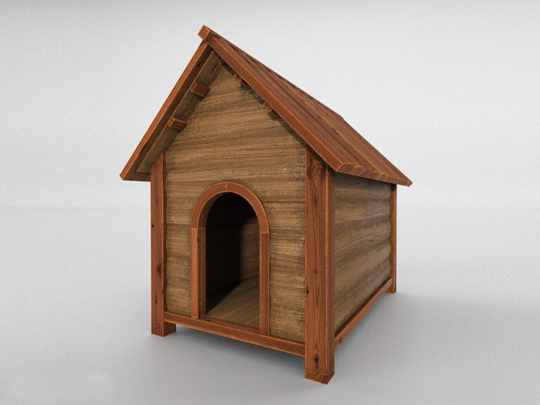 Dog House Free 3D Model Exterior Tools