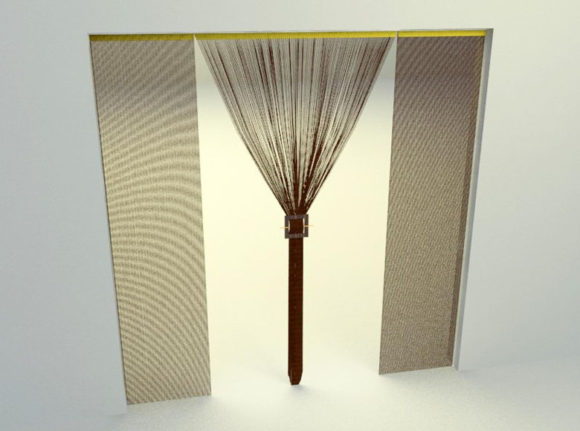 Door Curtains 3D Model