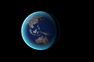 Earth in Space 3D Model