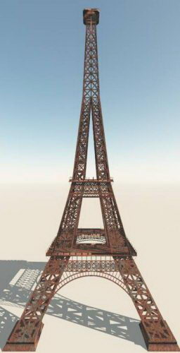 Eifel Tower 3D Model