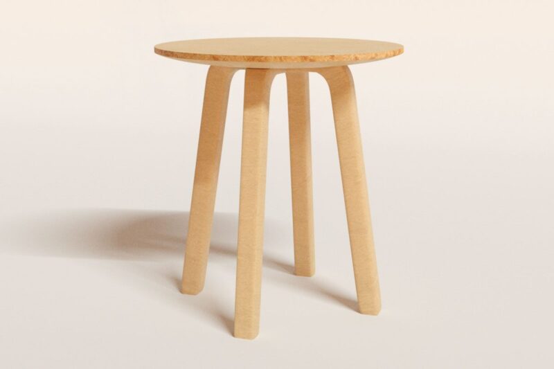 Elegant Design Side Table 3D Model Table