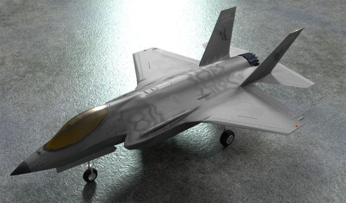 F-35 Lightning Airforce 3D Model