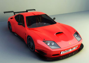 Ferrari GT Car 3D Model