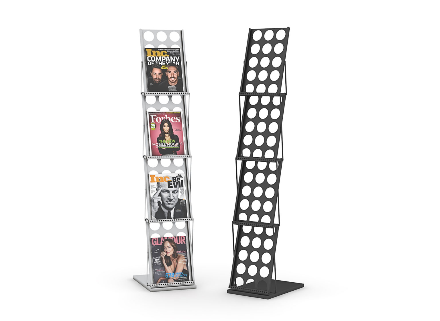 Folding Brochure Stand 3D Model Equipment
