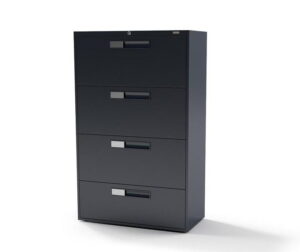 Four-Door Office Cabinet 3D Model