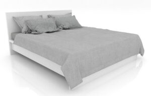 Free 3D Double Bed Model