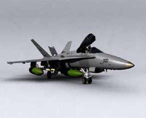 Free 3D F-18 Jet Fighter Model
