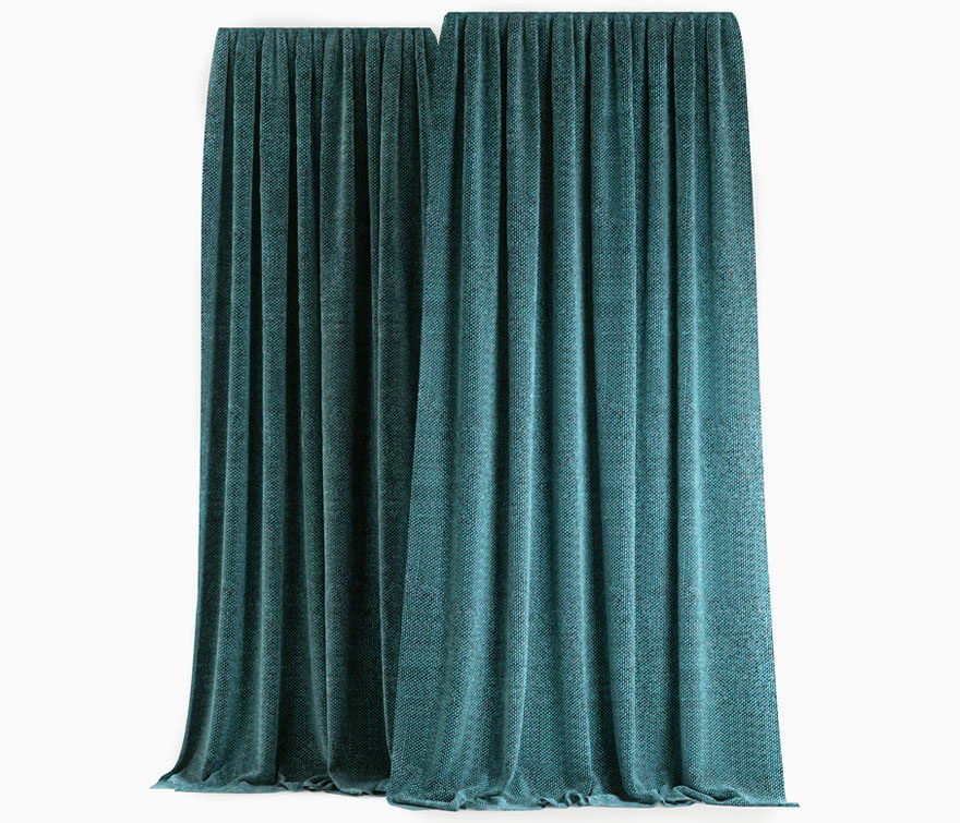 Free 3D Green Curtain